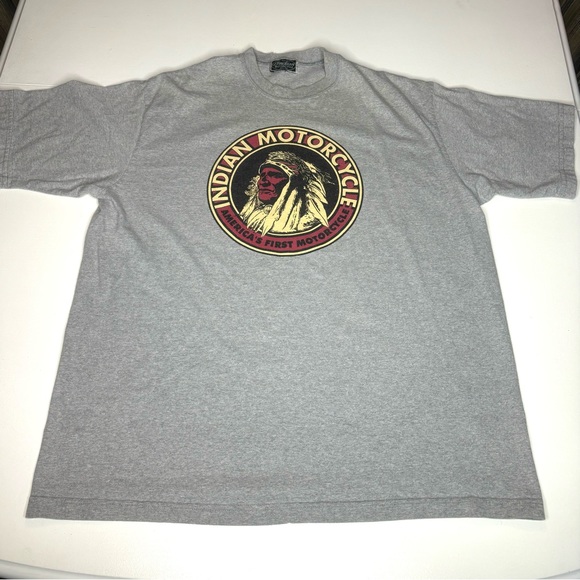 Indian Motorcycles T-Shirt - No Sz Tag, Measures 23.5” Chest - Mt Vernon Indiana - Picture 1 of 8